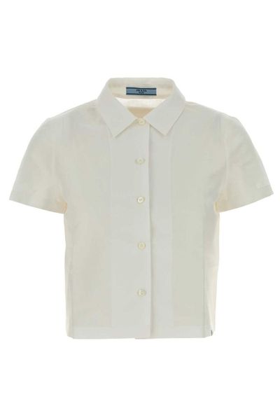 Prada Short-Sleeve Boxy Shirt