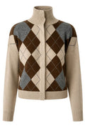 Max Mara Studio Mstpacche High Neck Knitted Cardigan