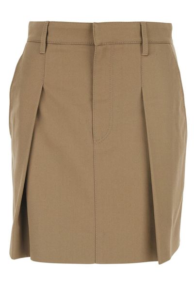 Brunello Cucinelli Pleated Mini Skirt