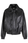 Magda Butrym Leather Bomber Jacket
