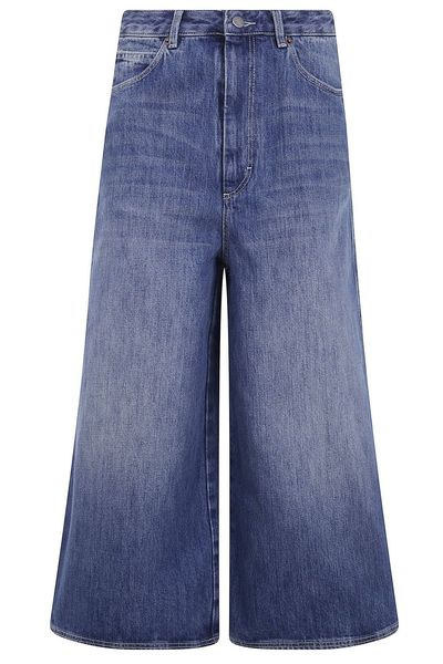 Soeur Joyce Wide-Leg Denim Shorts