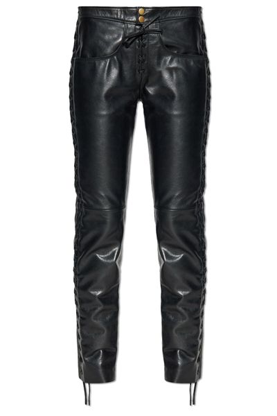 Isabel Marant Cyerra Skinny Leather Trousers