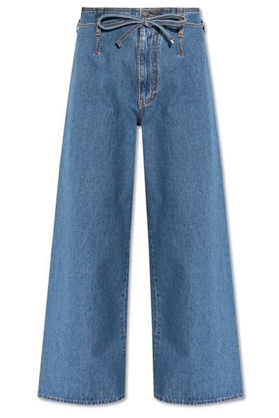 Etro Belt Detailed Culotte Jeans