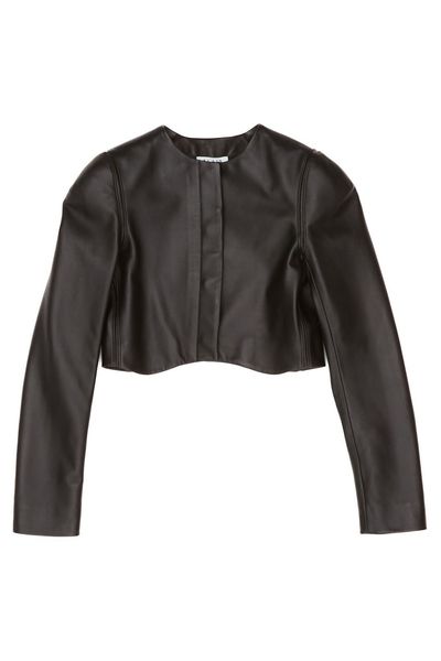 Alaïa Cropped Leather Jacket