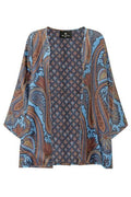 Etro Paisley Printed Open-Front Cape
