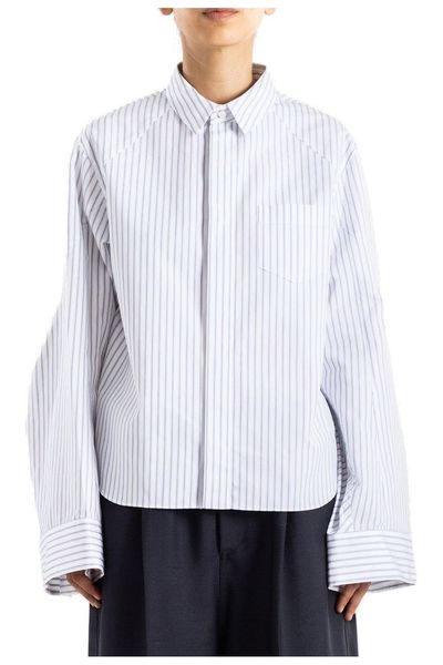Sacai Striped Poplin Shirt