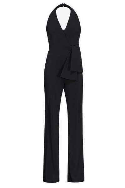 Pinko Halterneck Flared Jumpsuit
