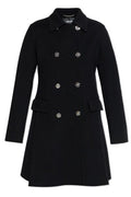 Versace Double-Breasted A-Line Coat