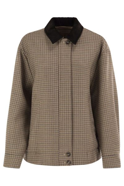 Weekend Max Mara Festa Houndstooth Tweed Jacket