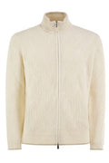 Fedeli Full Zip Cable Knit Cardigan