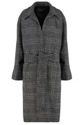 Balenciaga Vintage Checked Belted Coat