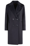 Max Mara Studio Agenda Double-Breasted Long Coat