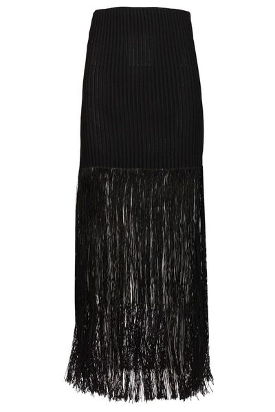 Alaïa Fringed Tube Skirt