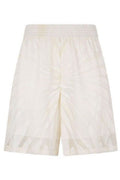 Roberto Cavalli Ray Devoré Print Bermuda Shorts