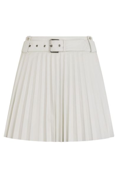 RED Valentino Pleated Belted Skirt