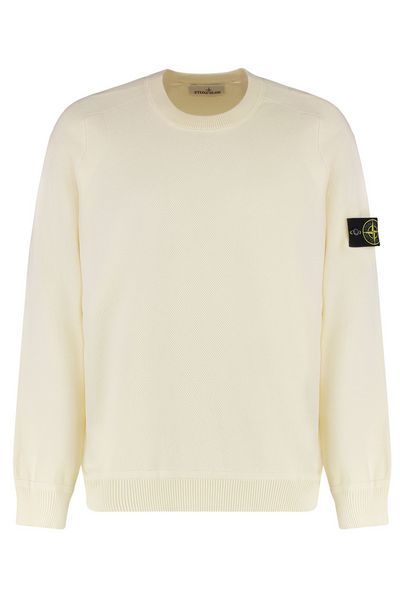 Stone Island Logo Patch Crewneck Sweater