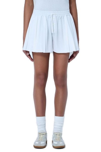Lacoste Pleated Runway Short Pleated Poplin Shorts