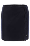 Prada Scarf-Style Fringed Mini Skirt
