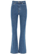 Khaite Jeans Danielle High Waist Straight Leg Jeans