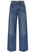 Alexander Wang Logo Patch Faded Jeans