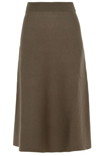 Lanvin Fine Knitted Flared Midi Skirt