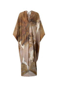 Roberto Cavalli Twill Affresco Printed Caftan