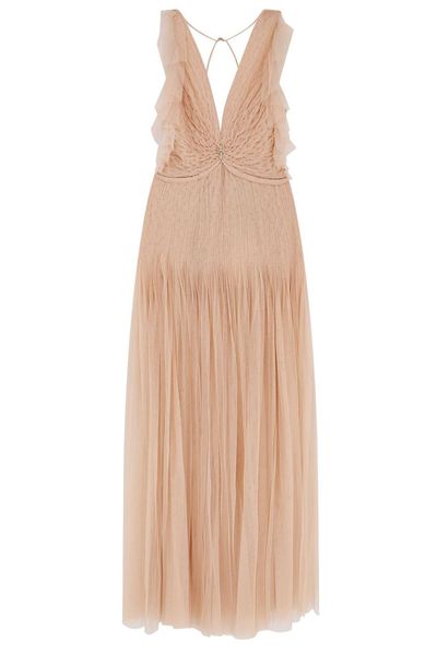 Elisabetta Franchi Red Carpet Tulle Dress
