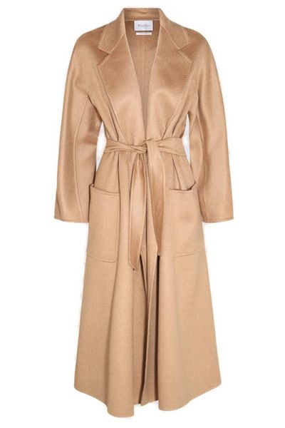 Max Mara Betled Long-Sleeved Coat