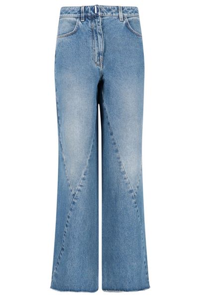 Givenchy Vintage Effect Wide-Leg Jeans