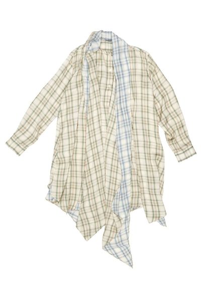 Acne Studios Check Tunic Dress