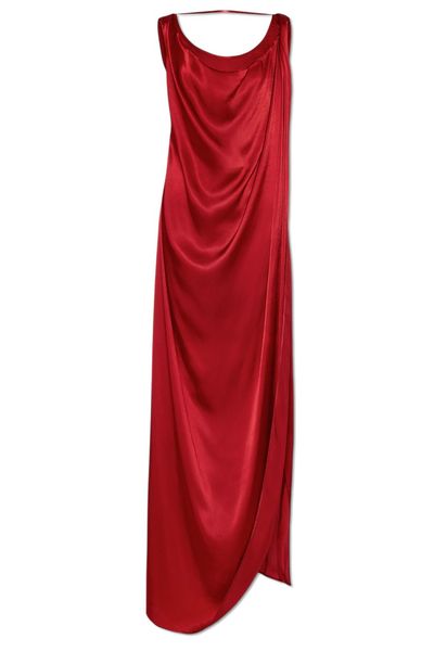 Maison Margiela Draped Split Maxi Dress