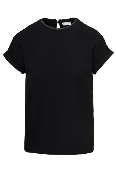 Brunello Cucinelli Embellished Crewneck T-Shirt