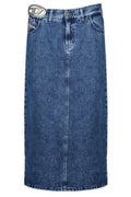 Diesel De-Skye-S1 Denim Midi Skirt