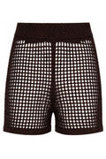 Mc2 Saint Barth Sharma Open-Knit Beach Shorts