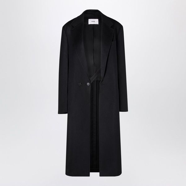 Fendi Double-Breasted Long Coat