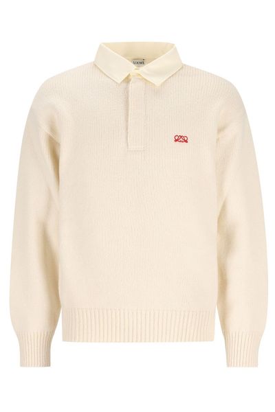 Loewe Polo Collar Knitted Sweater