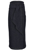 Emporio Armani Tie-Fastened Midi Skirt
