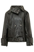 Iro Rubis Short Leather Trench Coat