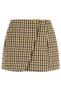 Ganni Check Mini Skirt
