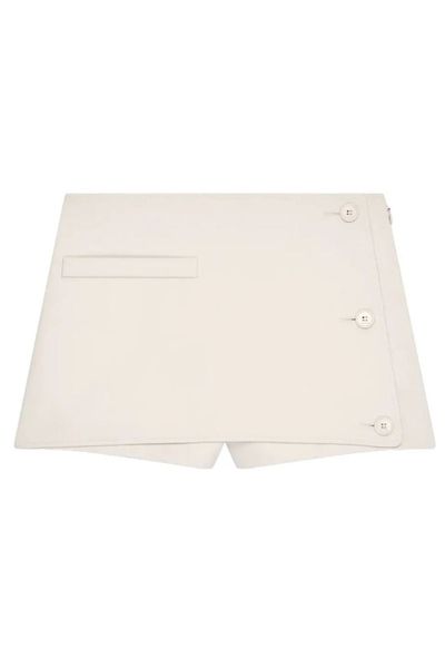 Courrèges Asymmetric Wrap Shorts
