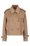 Burberry Cropped Mayfair Trench Jacket