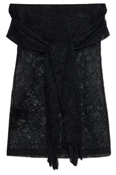 Vetements Lace Detailed Sleeveless Top