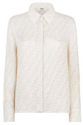 Fendi FF Motif Long-Sleeved Shirt