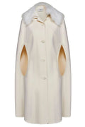 Fendi Single Breasted Long Cape