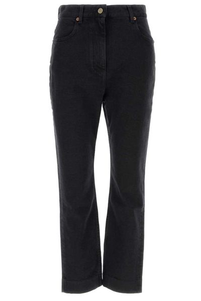 Valentino High-Rise Straight Jeans