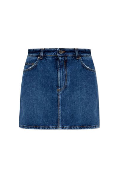 Dolce & Gabbana Vintage Effect Denim Skirt