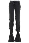 Alexander McQueen Low-Rise Tied Jeans