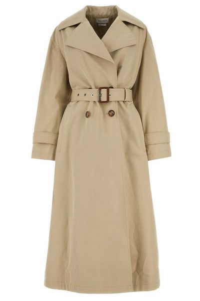 Alexander McQueen Double Breasted Belted Trench Coat