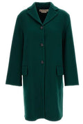 Marni Logo Embroidered Single-Breasted Coat