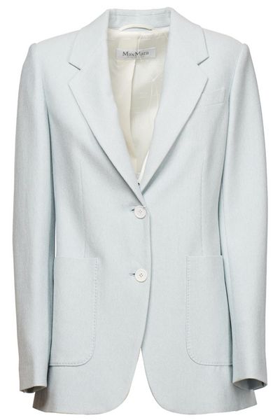 Max Mara Single-Breasted Jersey Blazer